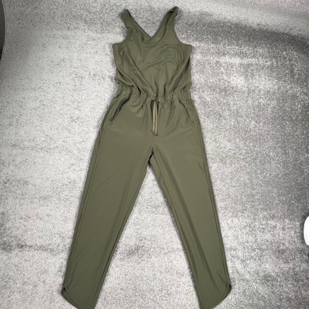 Patagonia Fleetwith Jumpsuit Basin Green 56995 Sleeveless Romper S Small Gorp